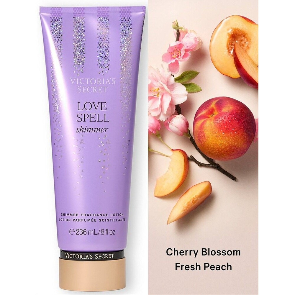 Victoria's Secret Love Spell Shimmer Fragrance Body Lotion 8oz NEW